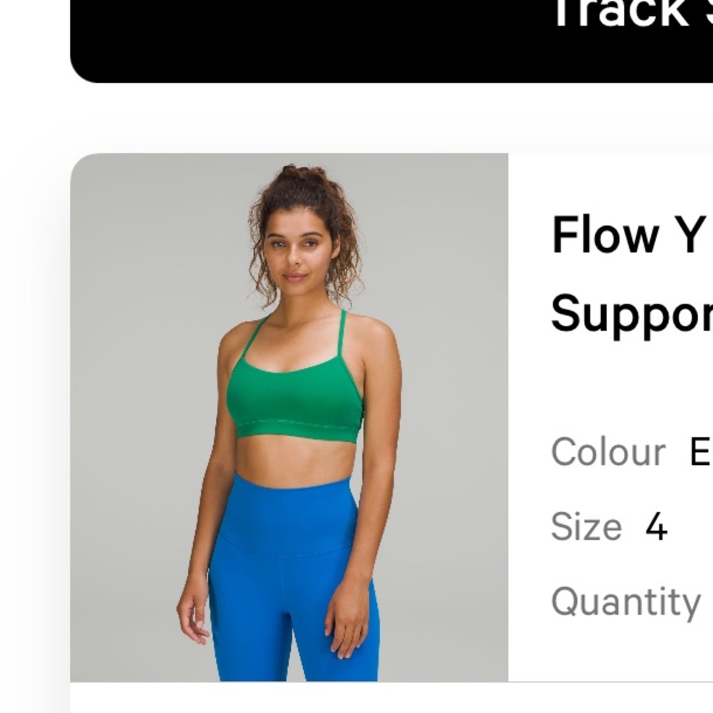 Flow y bra adjustable straps